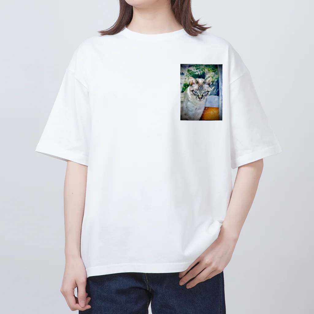 ピリカとカムイの保護猫のカムイ君 Oversized T-Shirt