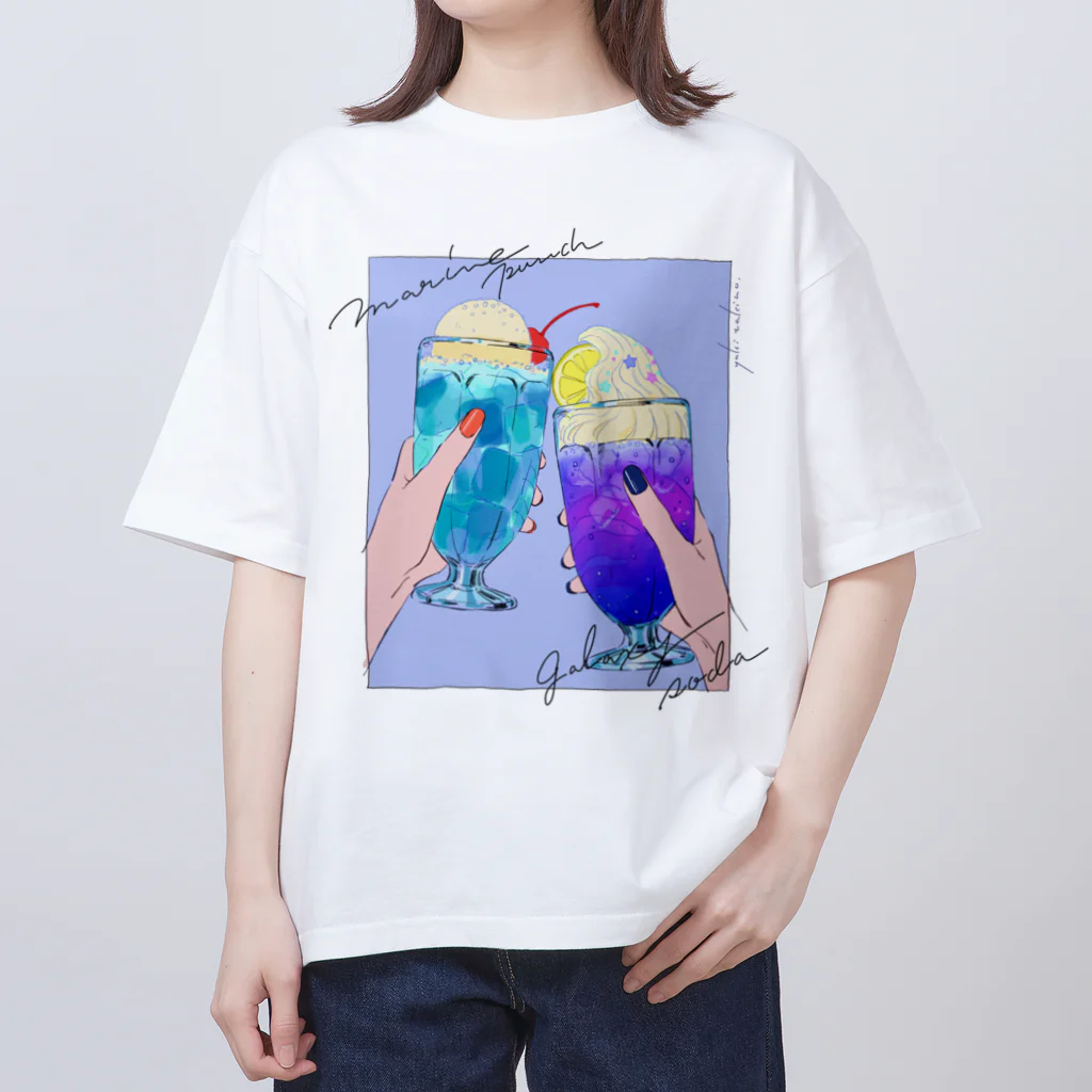 タキノユキ👾のmarine punch & galaxy soda オーバーサイズTシャツ