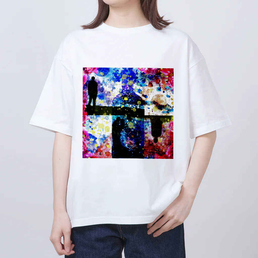 Laugh Rain LaboのWe have a lot to talk about. Oversized T-Shirt