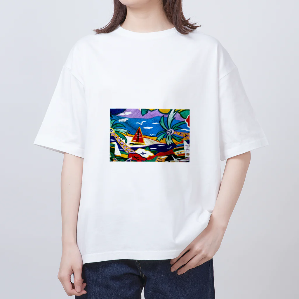 スマイル３９の真夏のバカンス オーバーサイズTシャツ