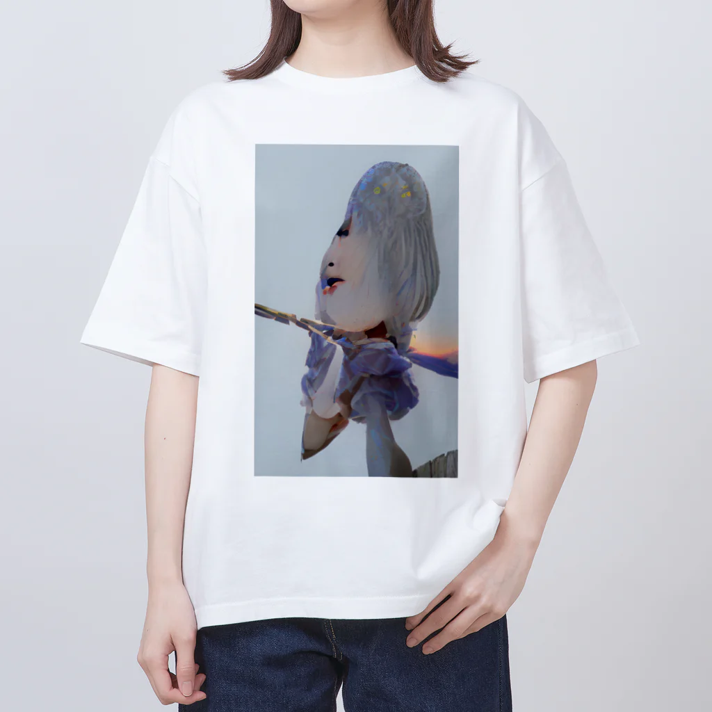 ふゆのあと[春]の梟の歌 オーバーサイズTシャツ