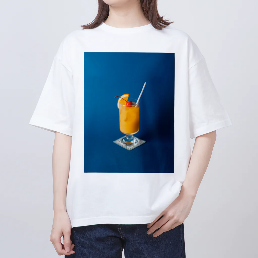 Kensuke Hosoyaの100%オレンジジュース オーバーサイズTシャツ