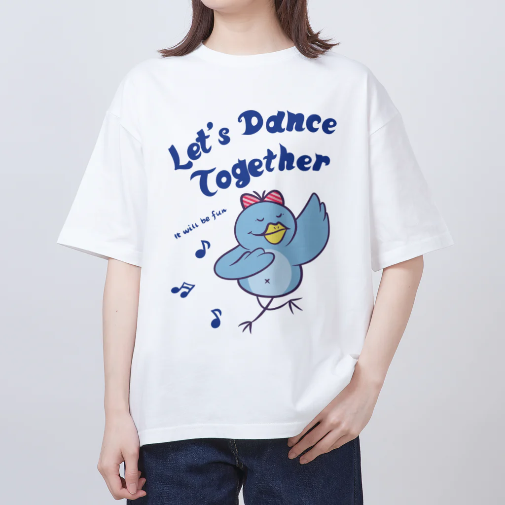  Millefy's shopのLet’s Dance Together Oversized T-Shirt