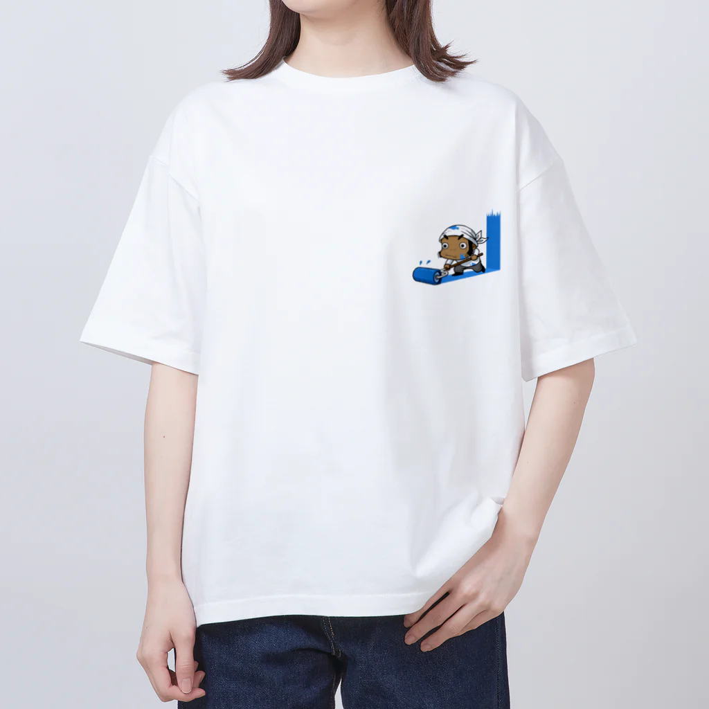 ケロケロワークスのペインター b Oversized T-Shirt