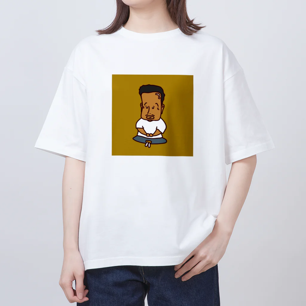 ニャンモグラフィの鼻毛さん オーバーサイズTシャツ