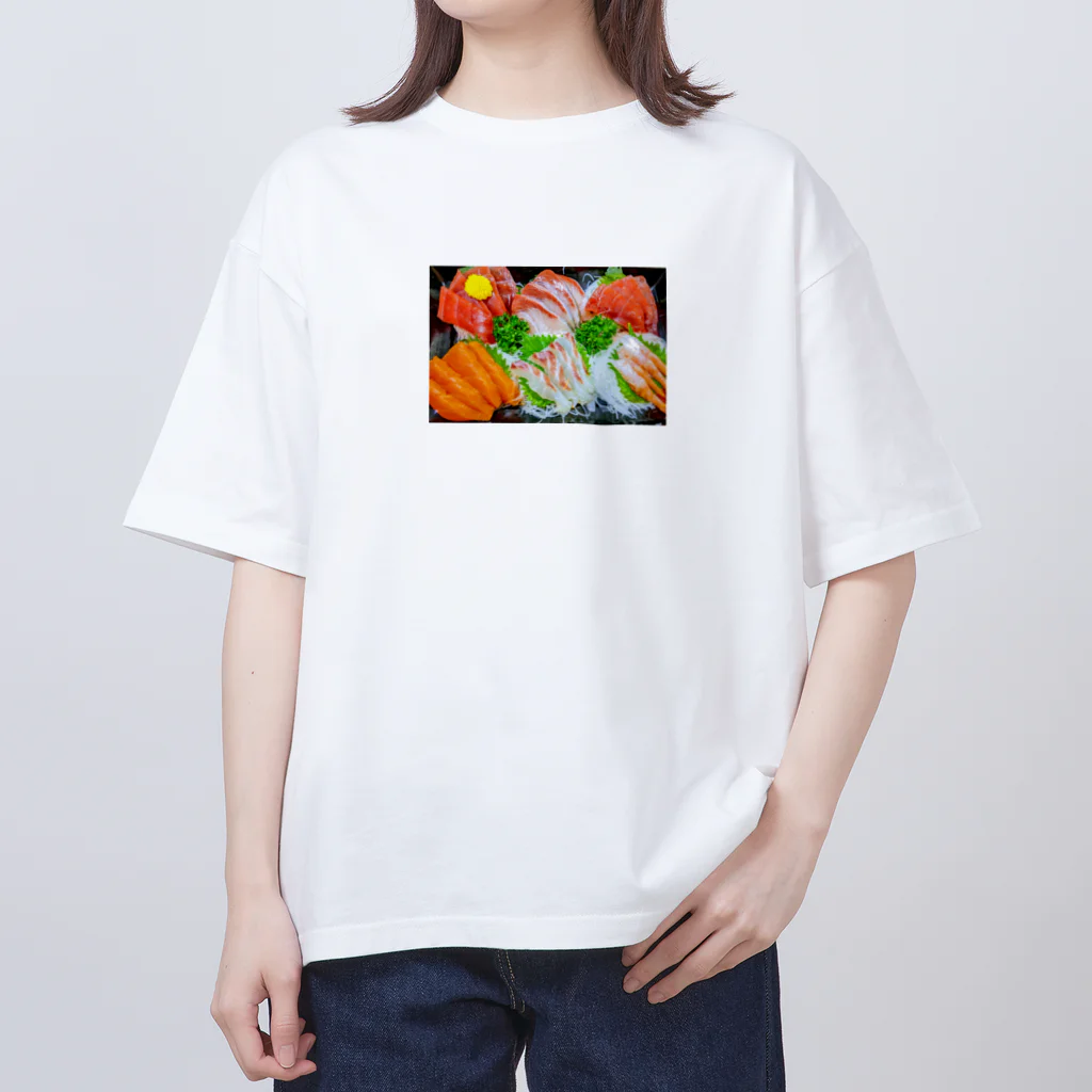 里空の刺身花畑 Oversized T-Shirt