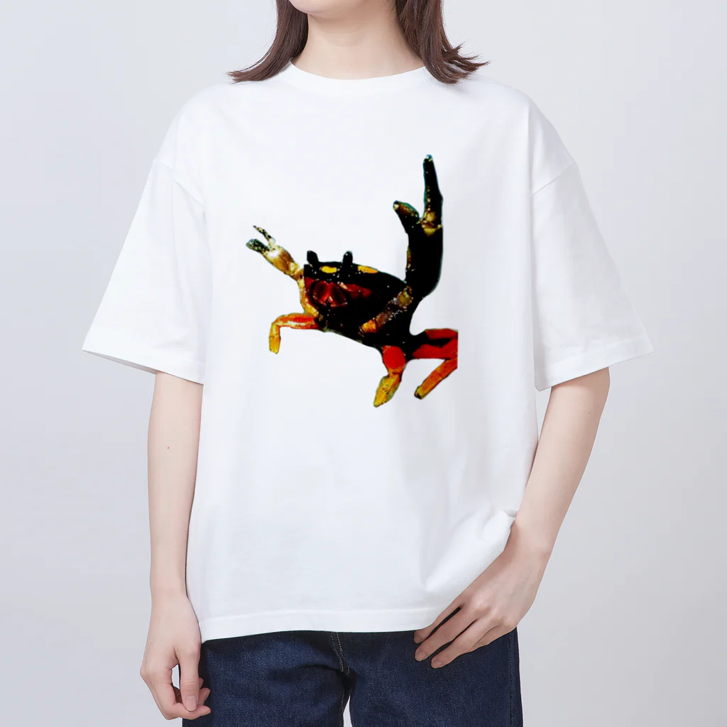 チャクラ屋のかに Oversized T-Shirt