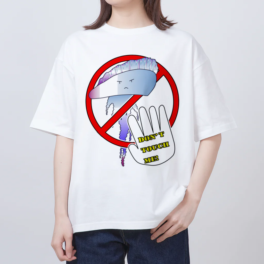 Drecome_Designの触っちゃダメ!カツオノエボシ オーバーサイズTシャツ