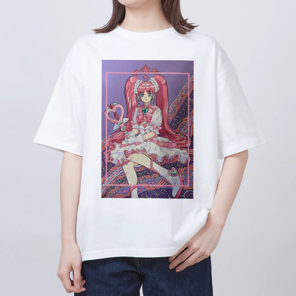 時限爆弾の魔法少女バミちゃん オーバーサイズTシャツ