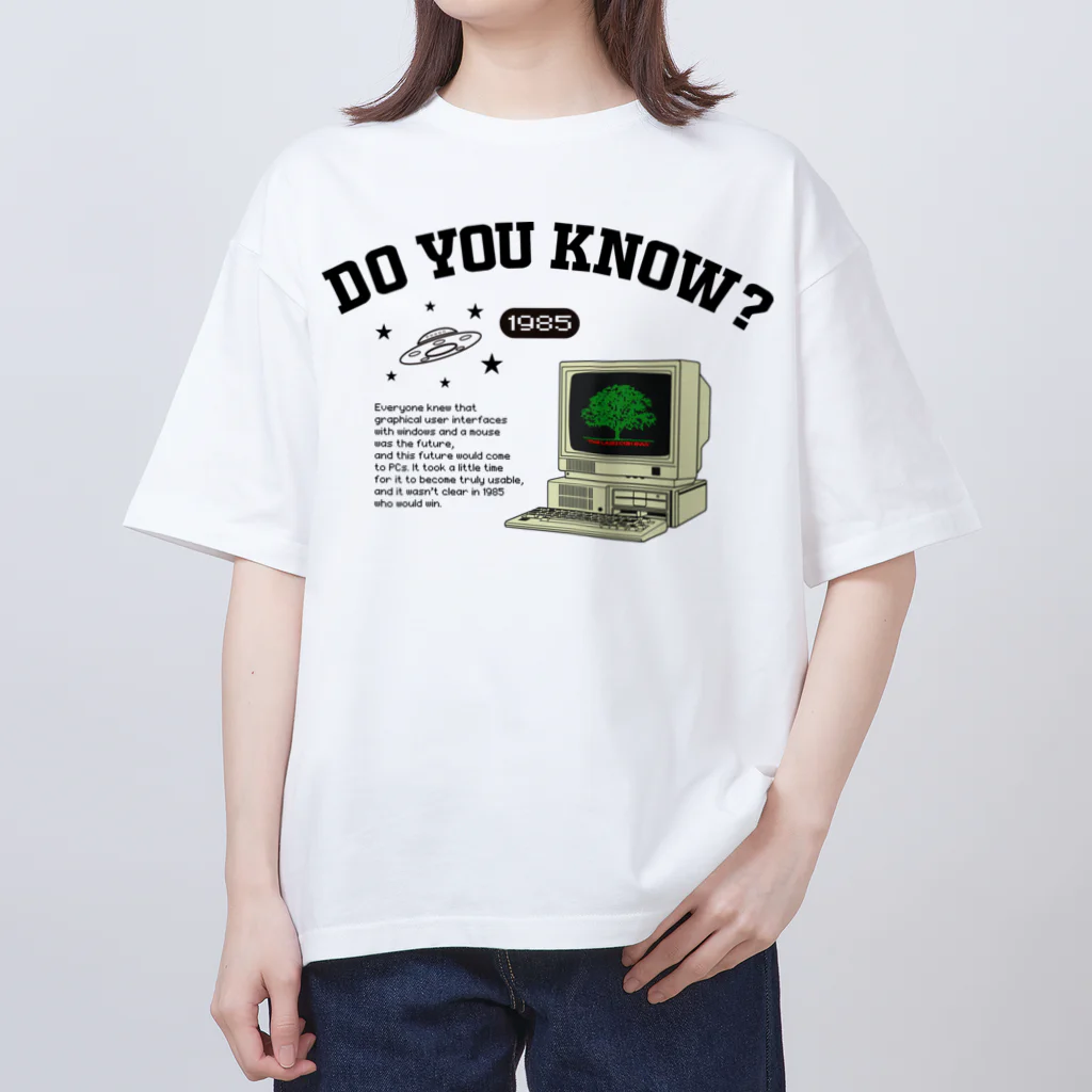 アージーの1985年のPC Oversized T-Shirt