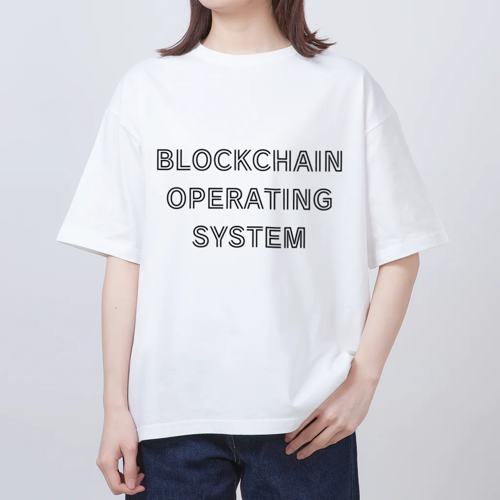 nownabeのBLOCKCHAIN OPERATING SYSTEM Oversized T-Shirt