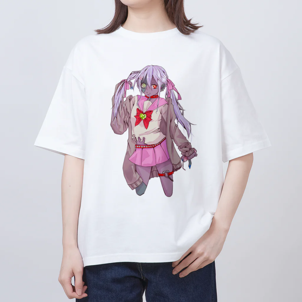 夜店のセーラー服ゾンビちゃん Oversized T-Shirt