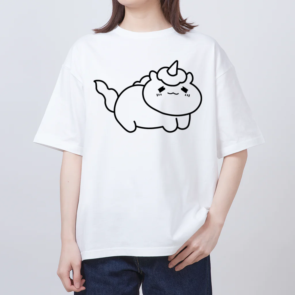 望月のあ🐈🏵のゆにこーんオーバーサイズTシャツ Oversized T-Shirt