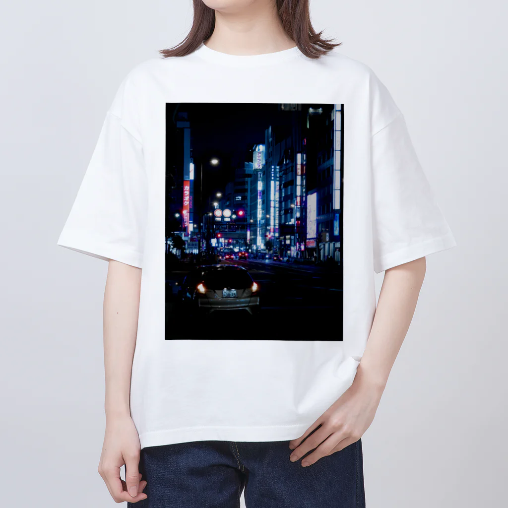 TeraBi83のOsaka Night オーバーサイズTシャツ