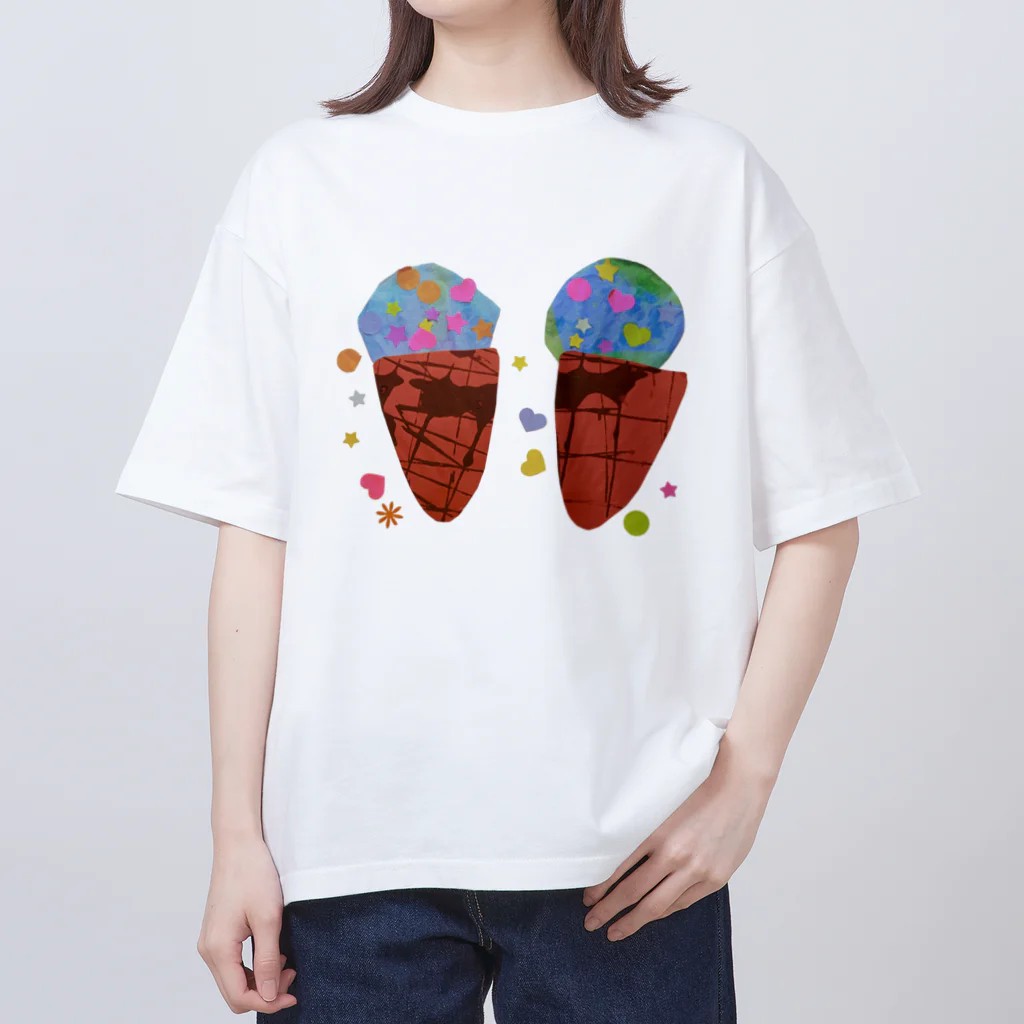 ゆきちかのさっくんのカラフルトッピングアイス Oversized T-Shirt