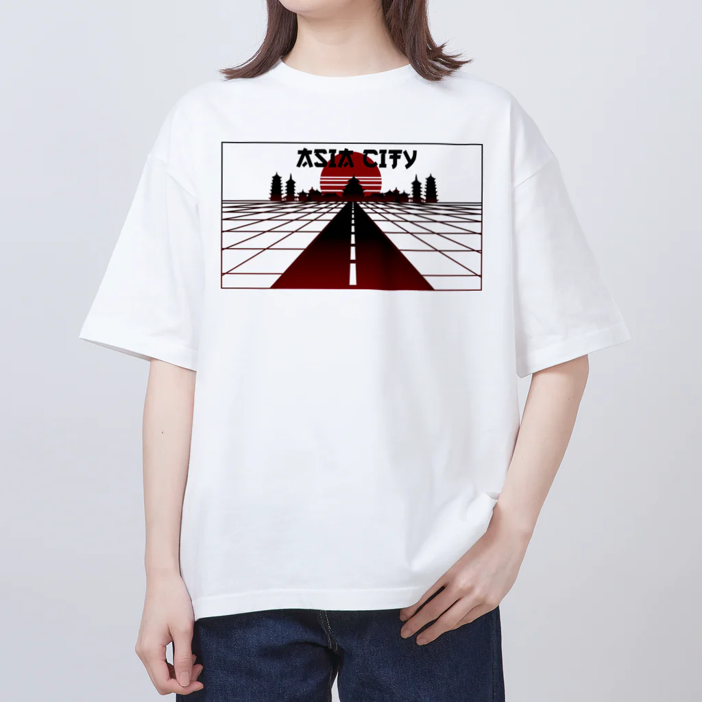 中華呪術堂（チャイナマジックホール）の vaporwave asiacity  オーバーサイズTシャツ