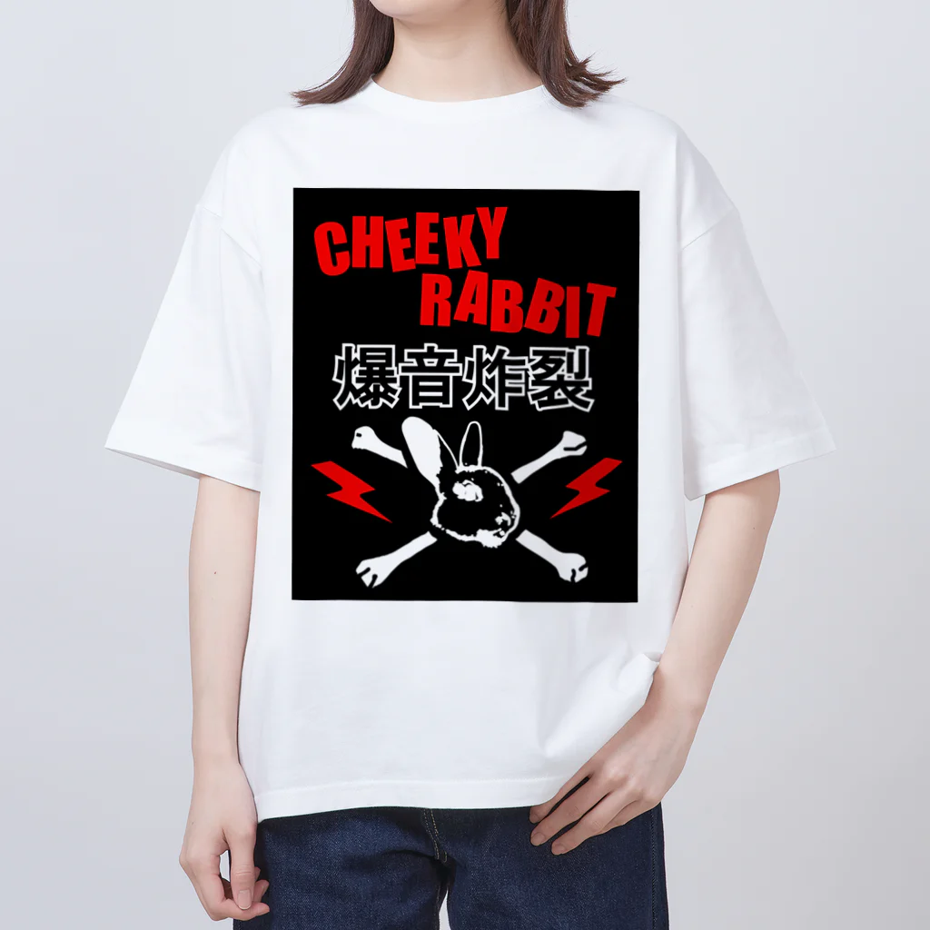 CHEEKY RABBITのサツマニアン02_CheekyRabbit_爆音炸裂 Oversized T-Shirt