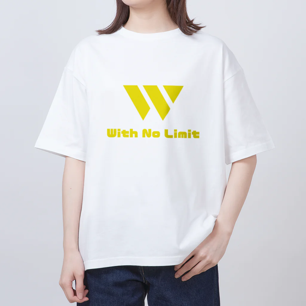 With No LimitのWith No Limit ロゴ Yellowバージョン オーバーサイズTシャツ