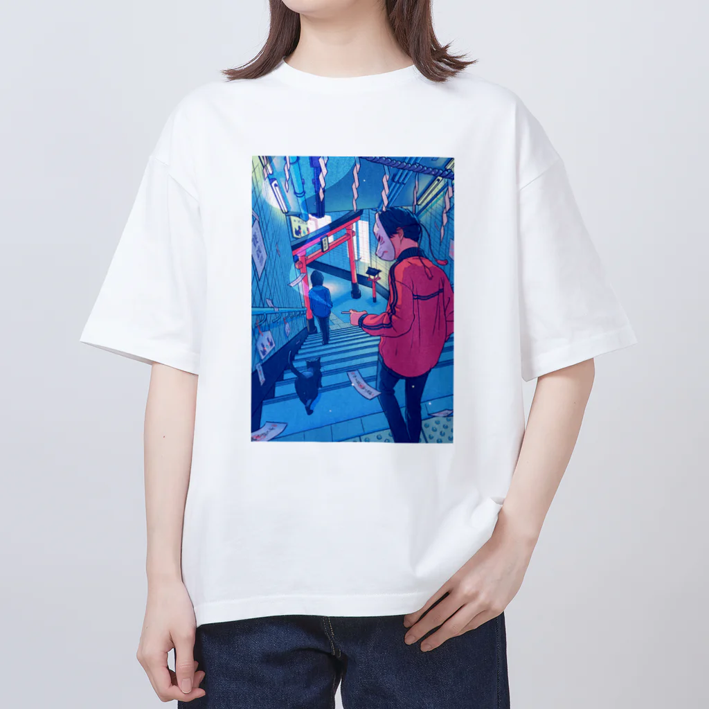 waccaの地下境界 Oversized T-Shirt