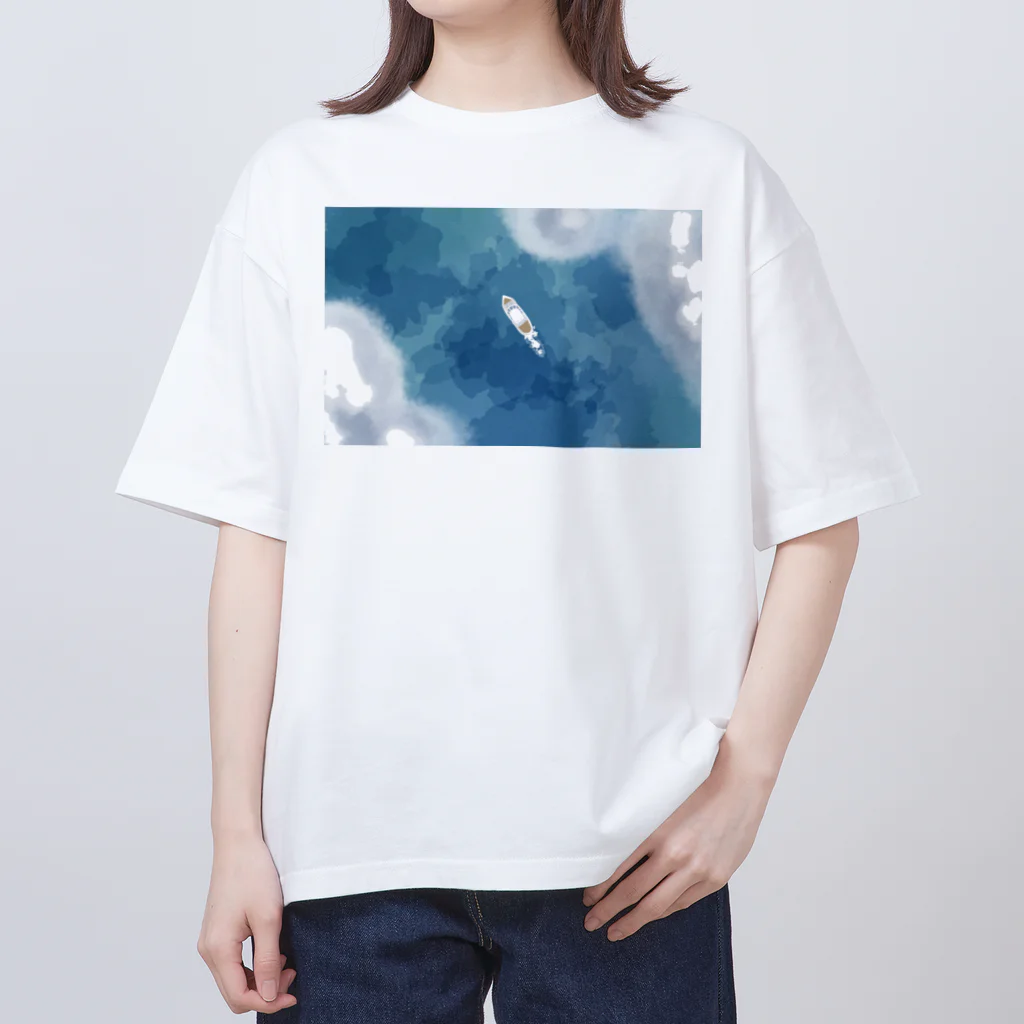 はと工房🕊️の揺蕩い浮かぶもの オーバーサイズTシャツ