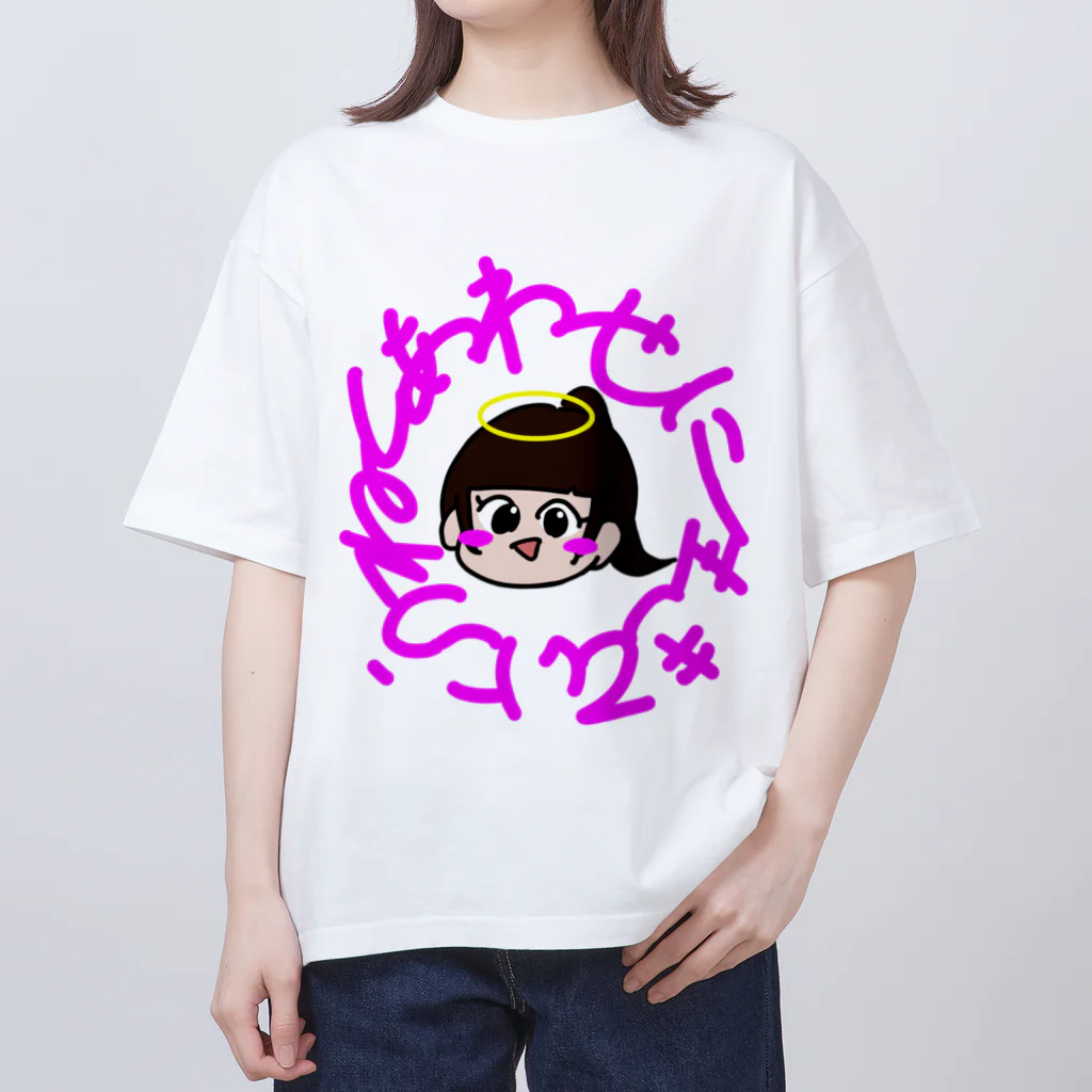 ぽに子世界観の天使ぽに子 オーバーサイズTシャツ