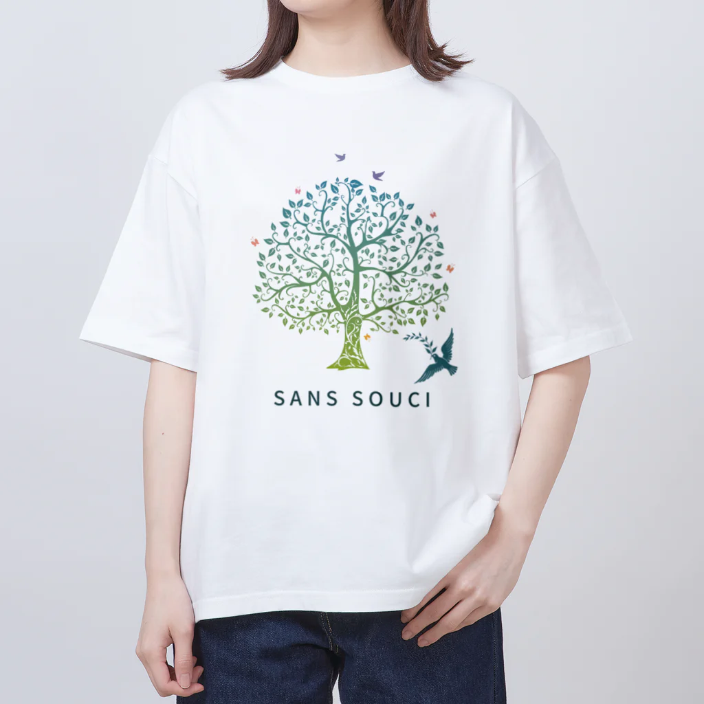 sans souciのsans souci（サン スゥースイ） Oversized T-Shirt