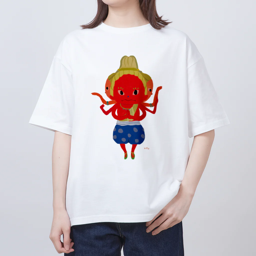 おばけ商店の神仏Tシャツ〈阿修羅〉 Oversized T-Shirt