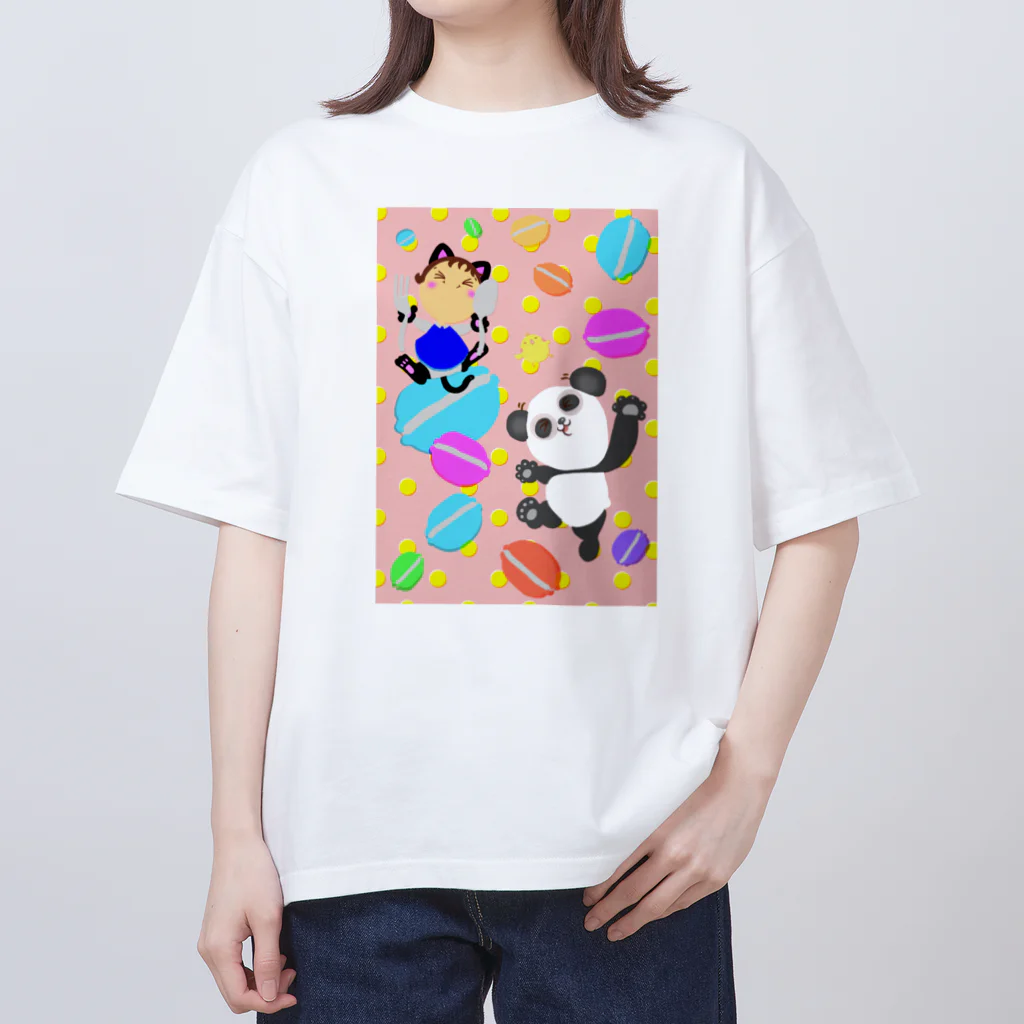 kayoko-Aのくらむぼんちゃんとぞうさん オーバーサイズTシャツ