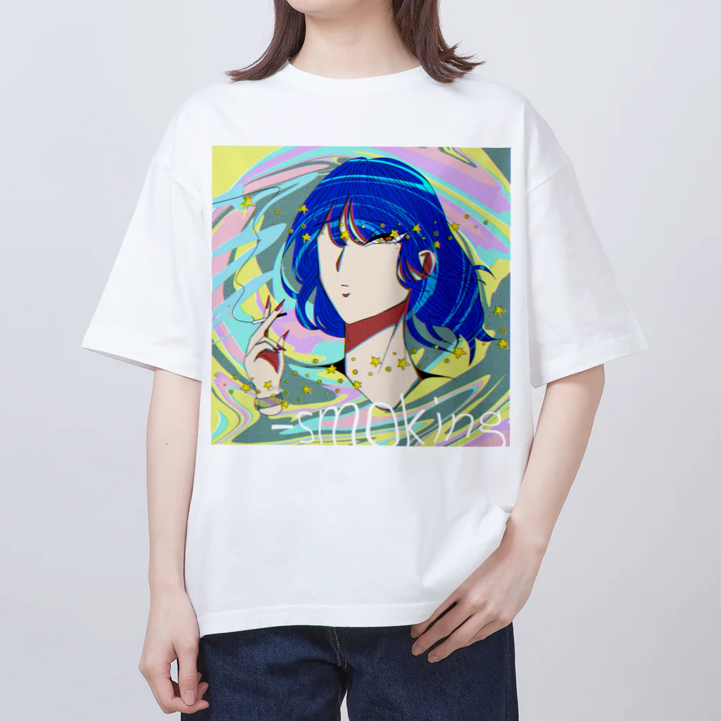 ine's shopのsmoke オーバーサイズTシャツ