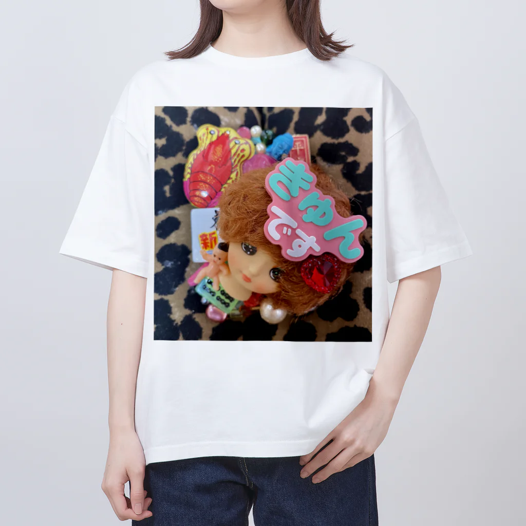 カルトベビー東京🍼🫧のキュンです デコ ICカードケース柄 原宿 個性 Oversized T-Shirt