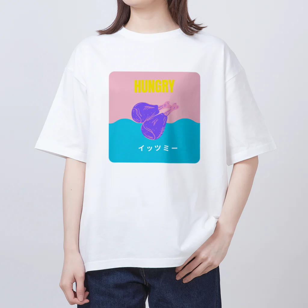 -flow-のHUNGRY オーバーサイズTシャツ