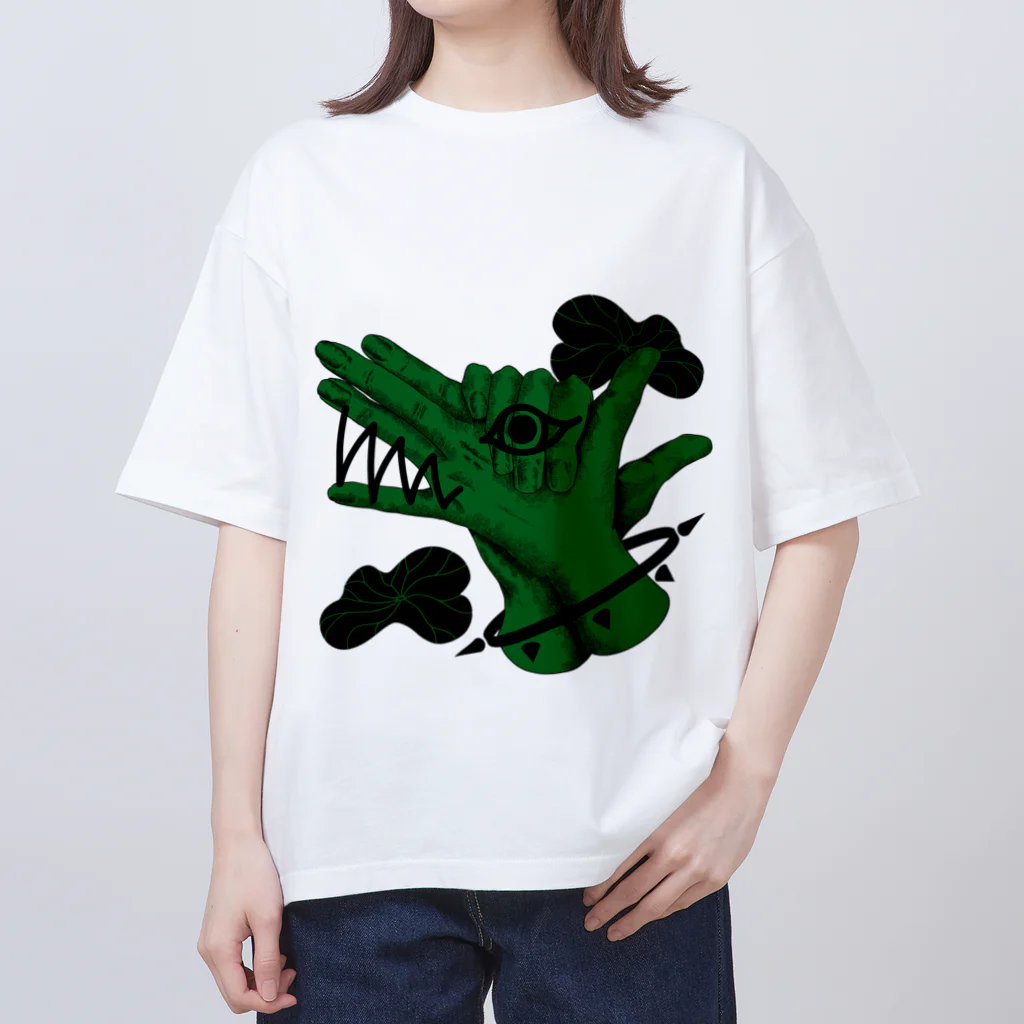 キョムノの犬手 オーバーサイズTシャツ