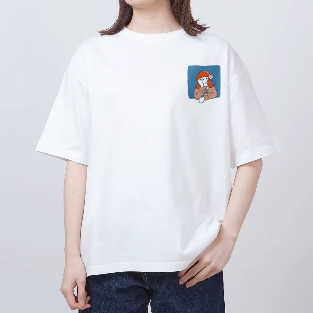 ふじものウルフ女子 オーバーサイズTシャツ