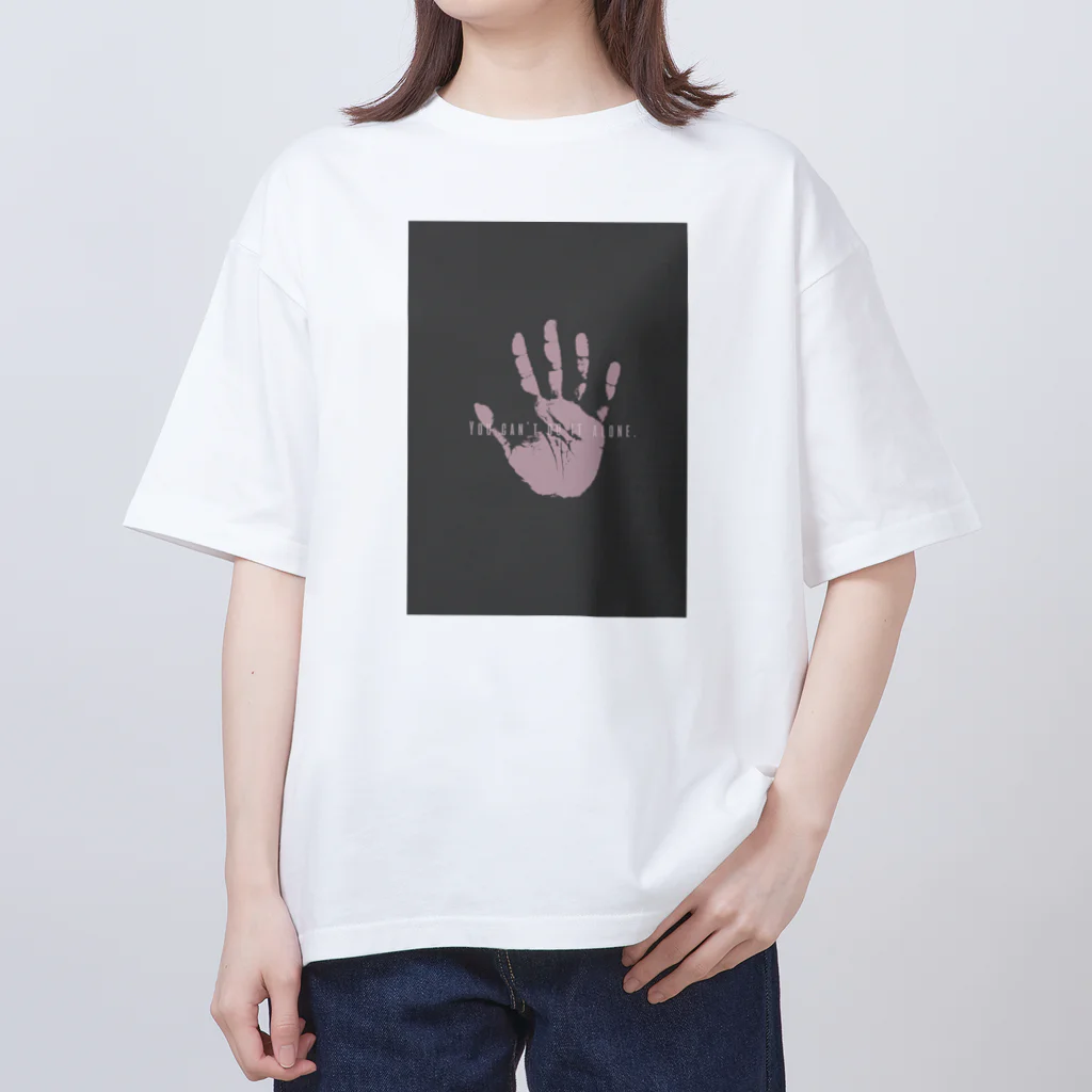 muffin_de_suの手 Oversized T-Shirt