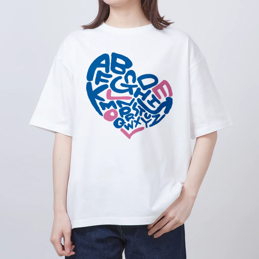 晴れ文字屋のLOVE♥ Oversized T-Shirt