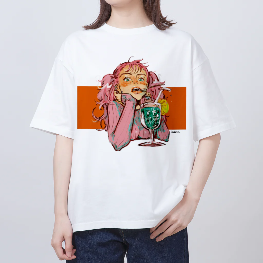 imchimのメロンソーダ少女 Oversized T-Shirt