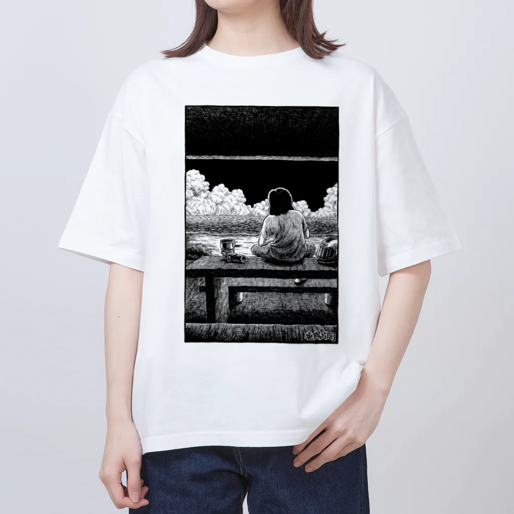 たみゃらん商会の東陽片岡 夏の風景 オーバーサイズTシャツ