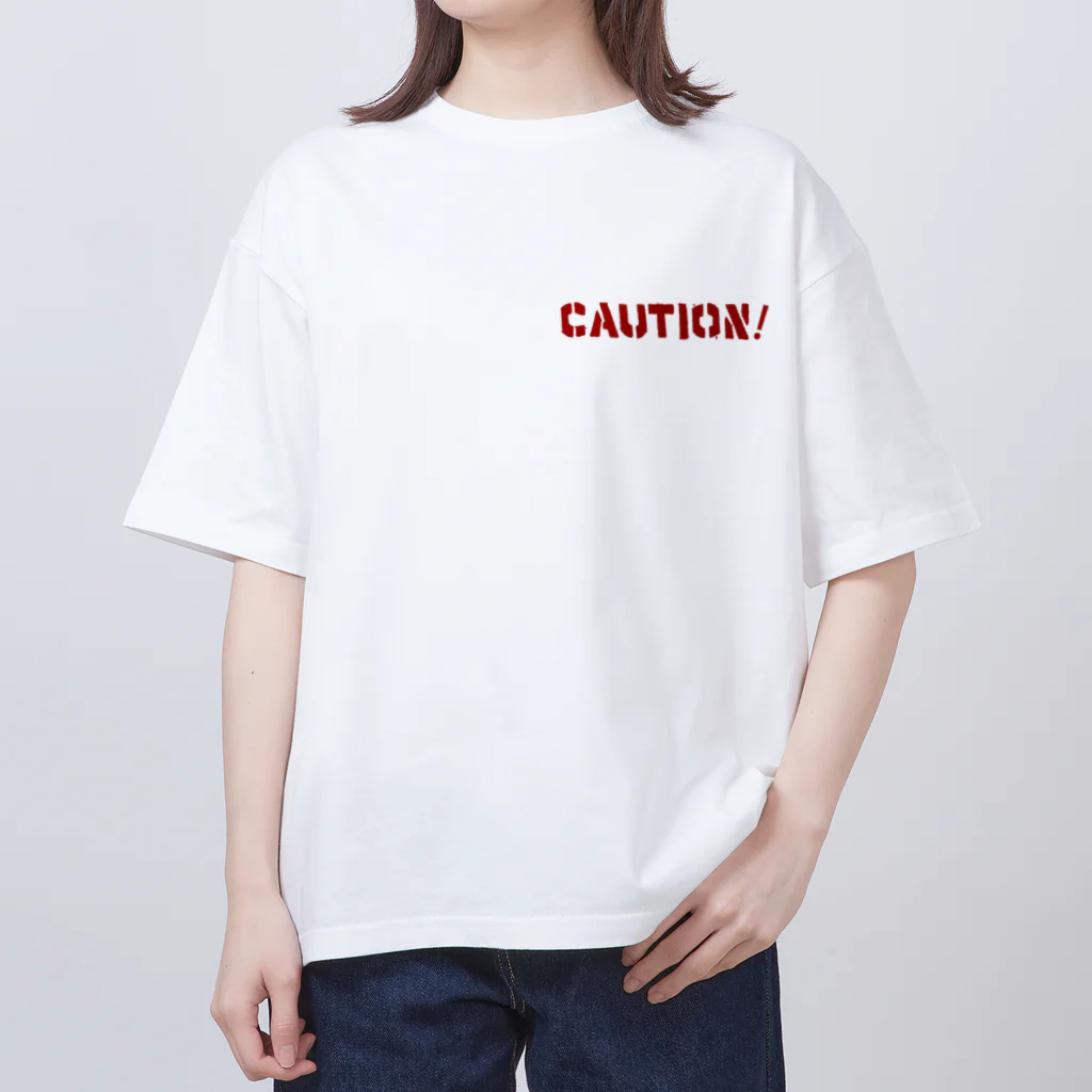 alt_203のCAUTION オーバーサイズTシャツ