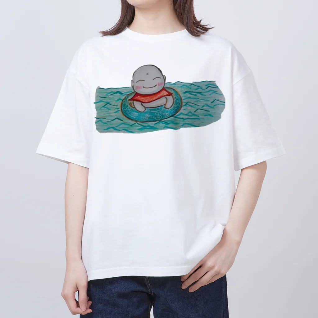 yu96の海おじぞうさん オーバーサイズTシャツ