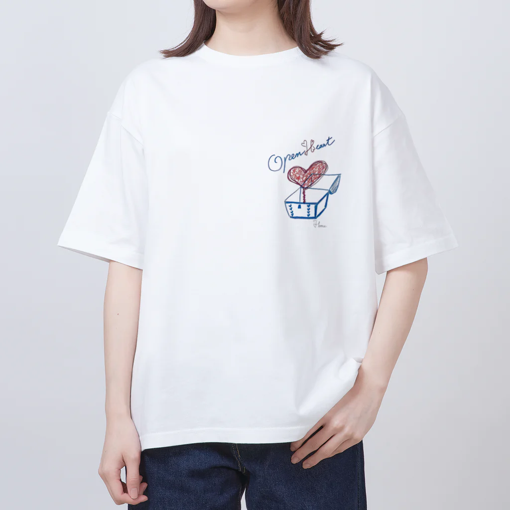 Therapy Cafe FloraのOpen Heart オーバーサイズTシャツ