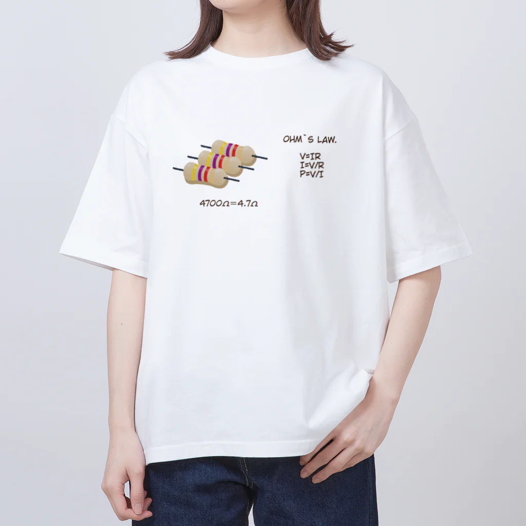 tomotchu-designのohm`s  law. オーバーサイズTシャツ