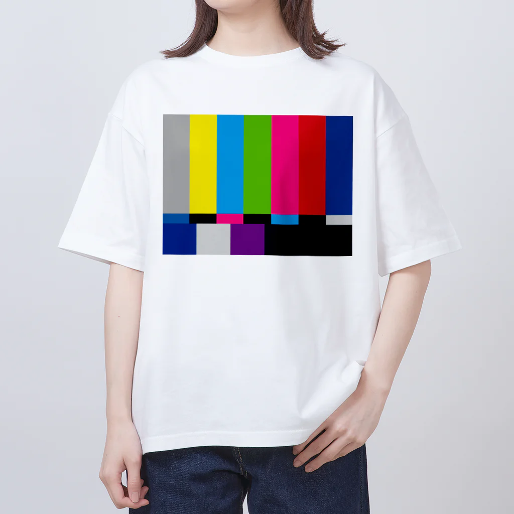 ユメデマデのカラーバー Oversized T-Shirt