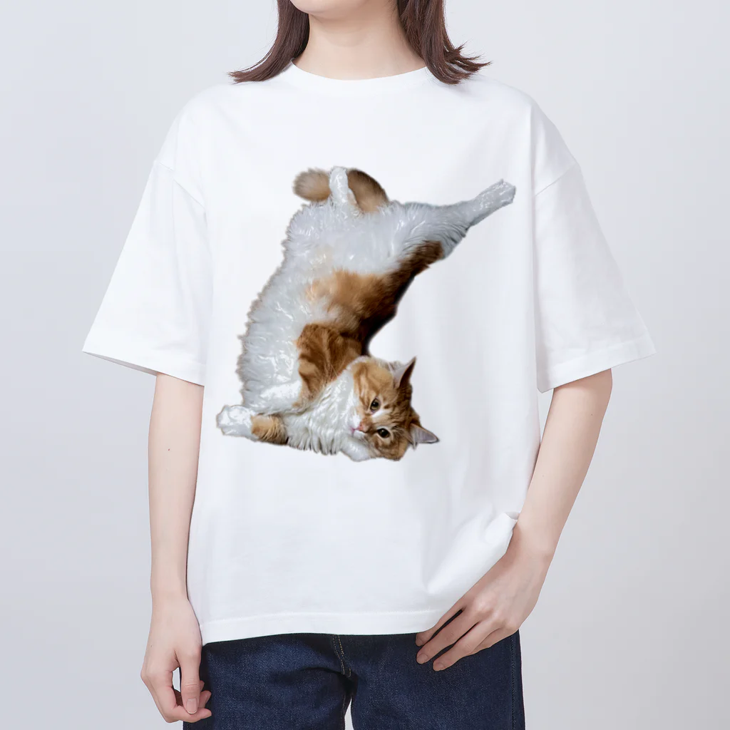 ぴちょマル水産広報の落ちてるFくん オーバーサイズTシャツ