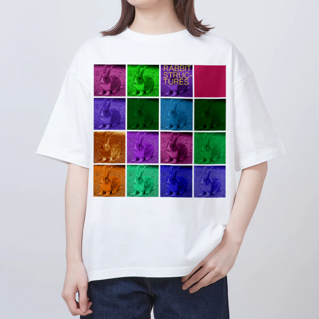 AngelRabbitsのRABBIT STRUCTURE オーバーサイズTシャツ