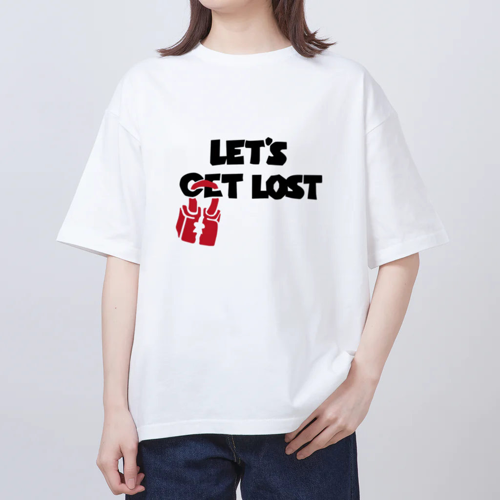 R.MuttのLet's Get Lost オーバーサイズTシャツ