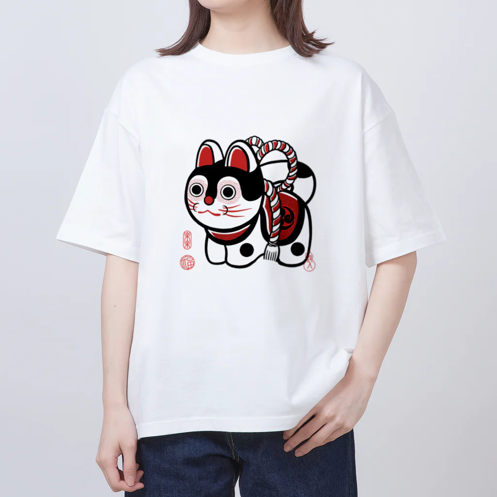 SUNSET STUDIOの縁起物　犬張子 オーバーサイズTシャツ