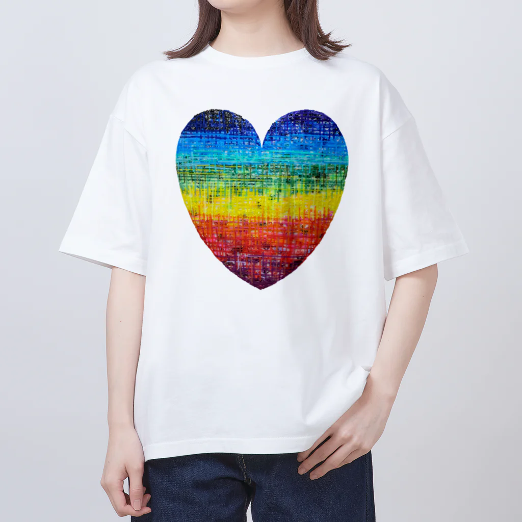 nissyheartのマルカツハート Oversized T-Shirt