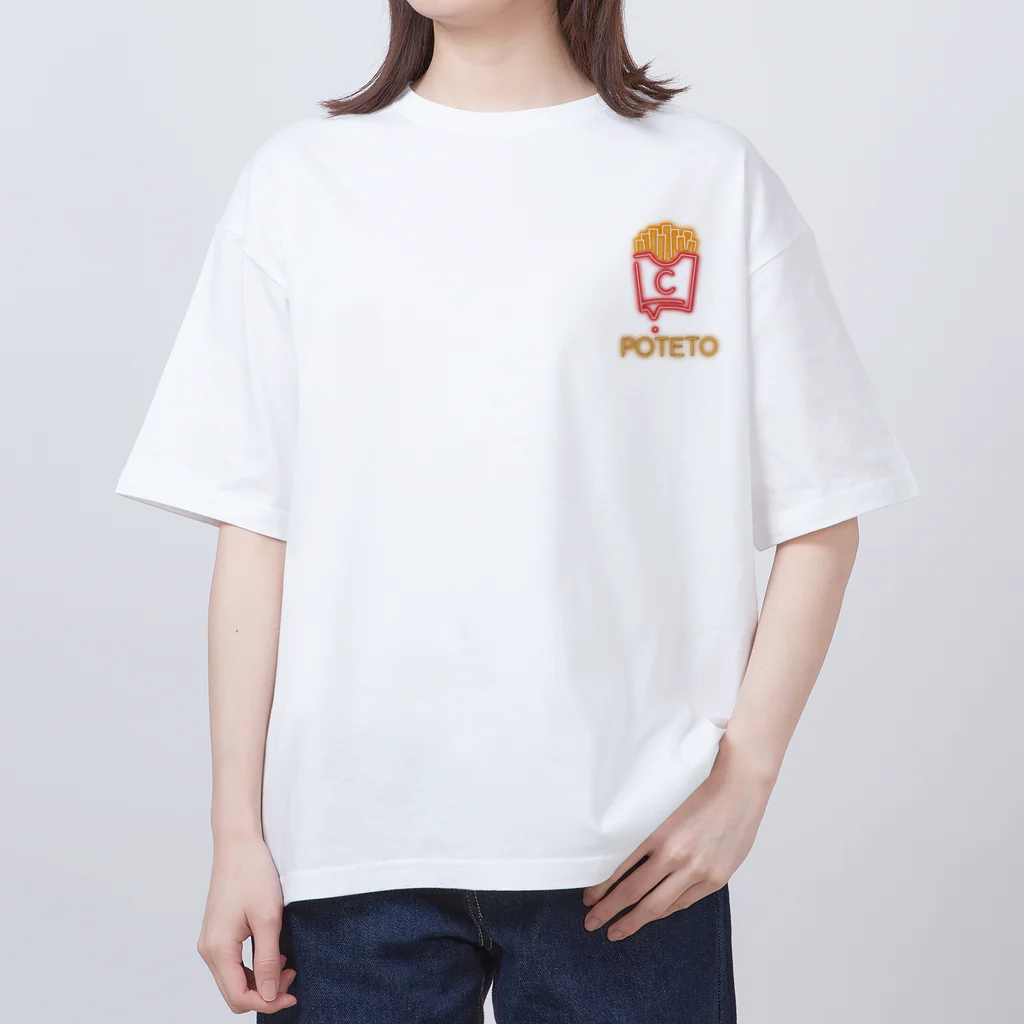 poteto_shopのpoteto_neon オーバーサイズTシャツ