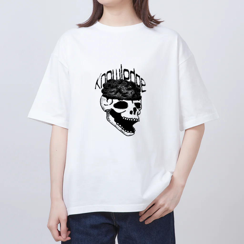 knowledgeのSkeleton Brain item Oversized T-Shirt