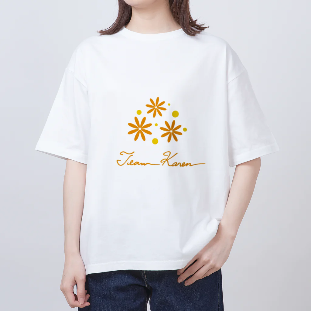 田なかかれん臨時グッズショップのでかロゴTeam Karen オーバーサイズTシャツ